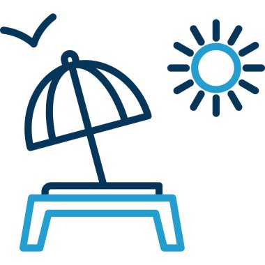 Kumsal. Web simgesi basit illüstrasyon