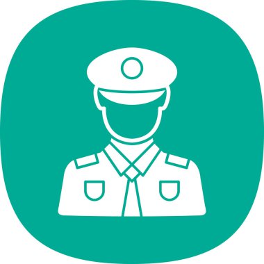 police icon, vector illustration