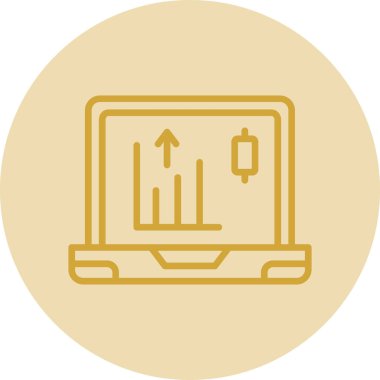 grafik ikonu vektör illüstrasyonu