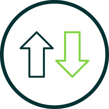 ok simgesi, vektör illüstrasyonu 