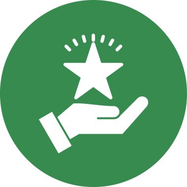 El simgesinin vektör illüstrasyonu 