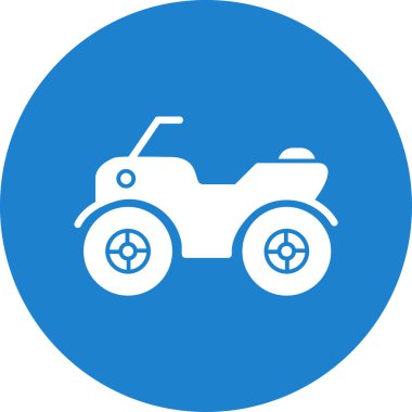 ATV araba simgesi vektör illüstrasyonu 