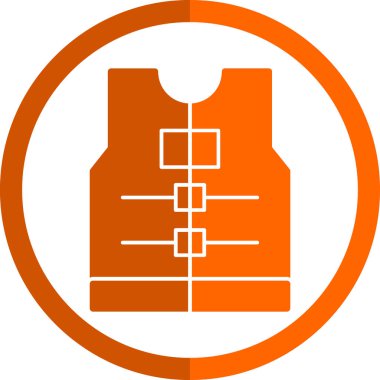 yelek simgesi, vektör biçimi