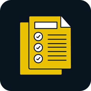 Dosya simgesi. Düz tasarım.