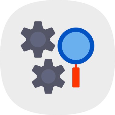 arama motoru optimizasyon simgesi düz biçimli 