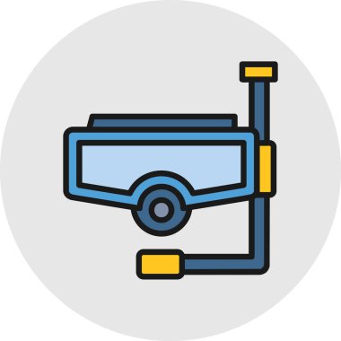 Nöral Dalış Gear simgesi - taslak biçimi