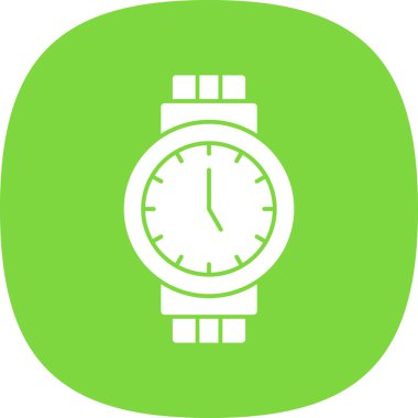 Kol saati web simgesi basit illüstrasyon 