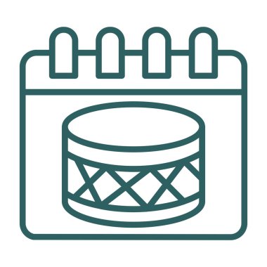 Paskalya yumurtası çizgisi biçim vektör tasarımlı sepet