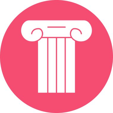 Sütun. Web simgesi basit illüstrasyon