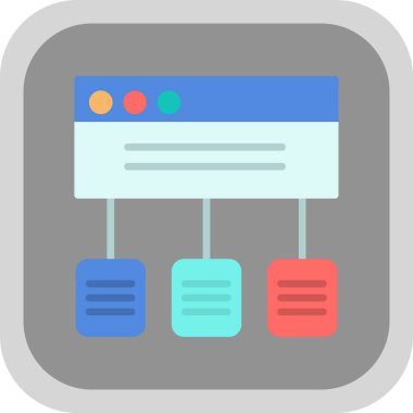 Web simgesi vektör illüstrasyonu