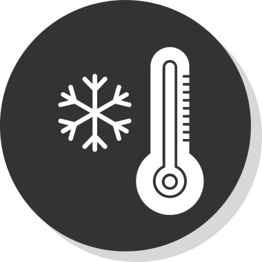 termometre simgesi vektör illüstrasyonu