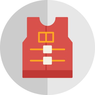 yelek simgesi, vektör biçimi