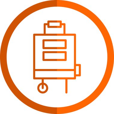 Bavul 'un basit bir çizimi 