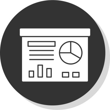 Sunuyu web simgesi, vektör çizim 