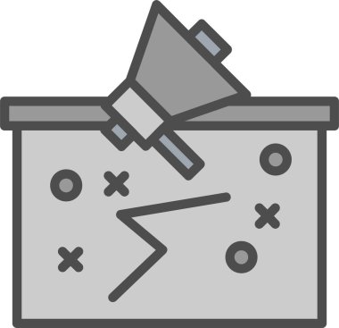 kutu simgesi düz biçimli