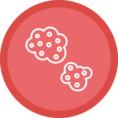 Virüs ikonu vektör illüstrasyonu