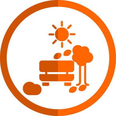 Güneş Simgesi Vektör illüstrasyonu