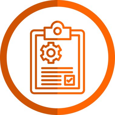 Vites vektör illüstrasyonlu idari belge