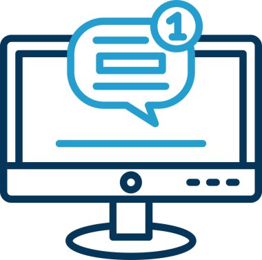 bilgisayar simgesi, vektör illüstrasyonu