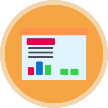 Sunuyu web simgesi, vektör çizim 