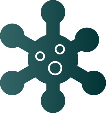 Virüs ikonu vektör illüstrasyonu