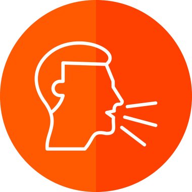 baş adam profil simgesi ana hatları biçiminde