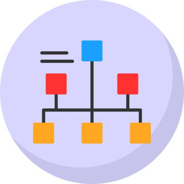 ağ simgesi, vektör illüstrasyonu
