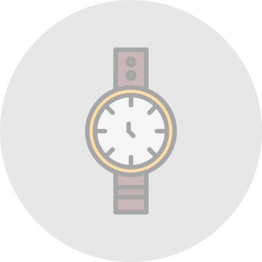 bilek watch simge vektör çizim 