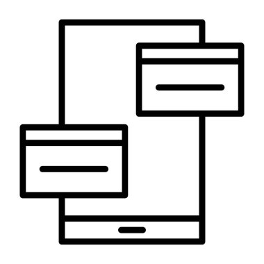 Veri paylaşım simgesi, vektör illüstrasyonu