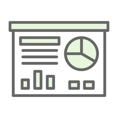 Sunuyu web simgesi, vektör çizim 