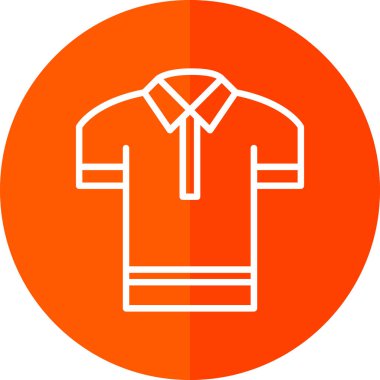 shirt simgesi vektör illüstrasyonu