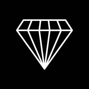 Gemstone web simgesi basit illüstrasyon