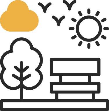 hava simgesi vektör illüstrasyonu