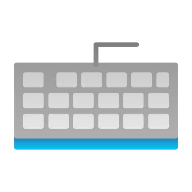 Klavye simgesi vektör illüstrasyon tasarımı