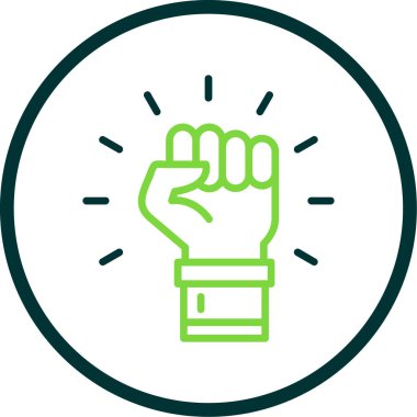 Modern bir simgenin vektör illüstrasyonu