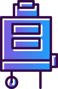 Bavul 'un basit bir çizimi 