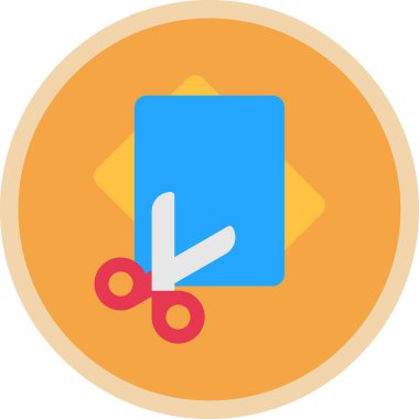 belge dosya dizin simgesi düz biçimli