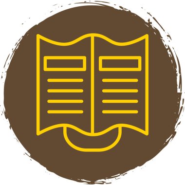 kitap simgesi, vektör illüstrasyonu basit tasarım