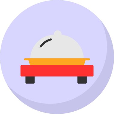 Gıda simgesinin vektör illüstrasyonu 