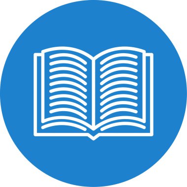 kitap simgesi, vektör illüstrasyonu basit tasarım