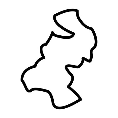 Ülke simgesinin haritası, satır biçimi