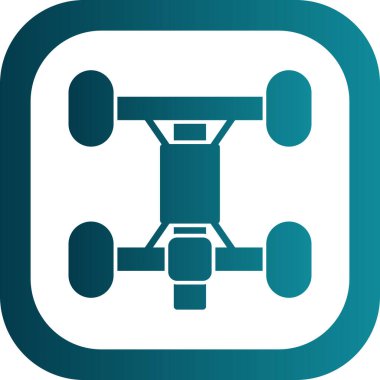 Beyaz arkaplanda mavi halter simgesi izole edildi. Kas kaldırma, fitness zili, spor salonu, spor aletleri. vektör illüstrasyonu