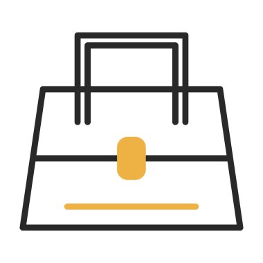 Alışveriş Torbası. Web simgesi basit illüstrasyon