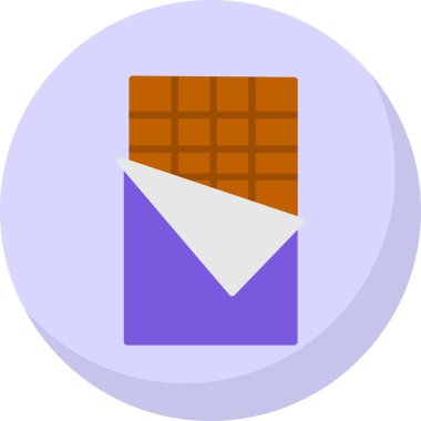 Çikolata bar kutsal kişilerin resmi, vektör çizim