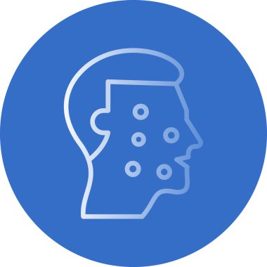 Sakallı bir adamın vektör çizimi