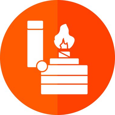 Daha hafif simgenin vektör illüstrasyonu 