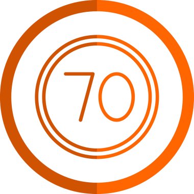 9 numaralı etiket simgesi vektör resimleme grafiği