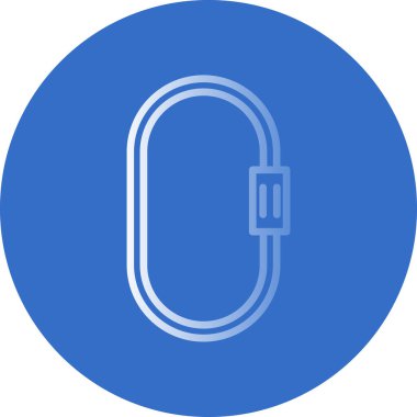 Karabina simgesi, vektör illüstrasyonu