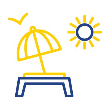 Güneş Simgesi Vektör illüstrasyonu