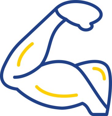 Mavi fırçalı el boyası, resim, beyaz arkaplanda vektör.